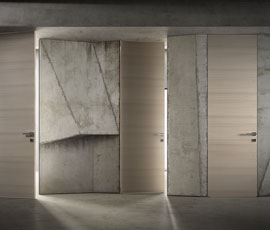 GAROFOLI _FILOMURO BIVERSO_PORTE 3D_ROVERE ICE_VIRTUAL SET_APPARENT REALITY_CASABELLA_INTERNI