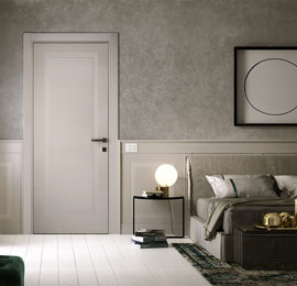 GAROFOLI _MIRAQUADRA_LACCATO BIANCO PORO APERTO_PORTE 3D_VIRTUAL SET_APPARENT REALITY_INTERNI