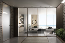 GAROFOLI SPA_APPARENT REALITY_GLIKE_VIRTUAL SET_PORTE IN VETRO 3D